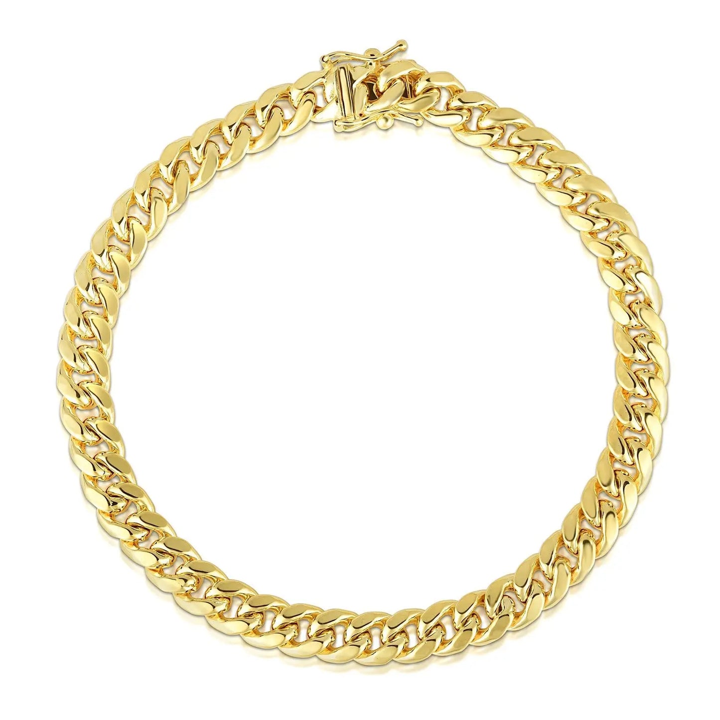 10k Yellow Gold Semi Solid Miami Cuban Bracelet (10.70 mm) RCJ Bracelets CELESTIA LUXE JEWELLERS