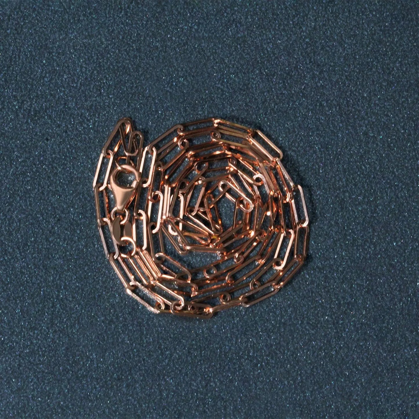 14K Rose Gold Delicate Paperclip Chain (2.10 mm) RCJ Chains CELESTIA LUXE JEWELLERS