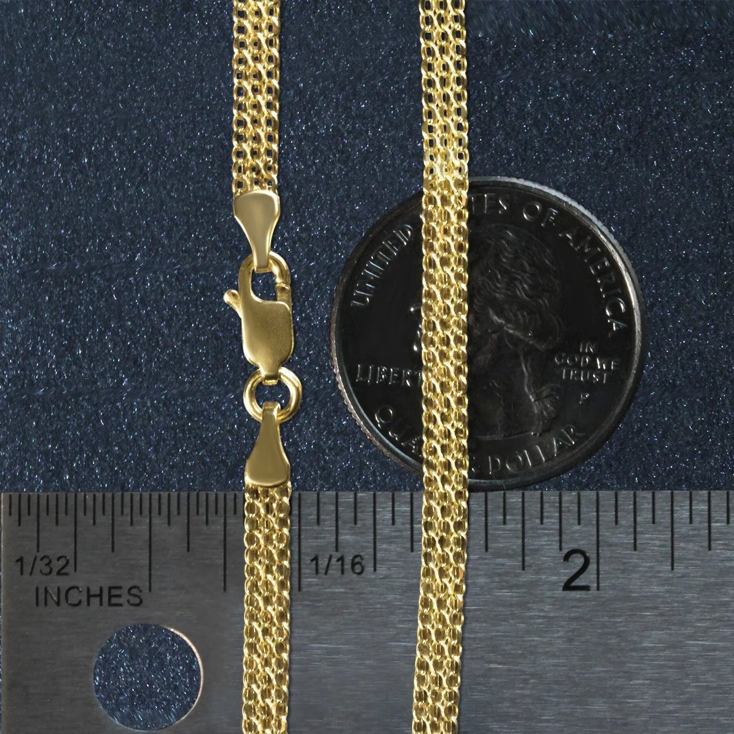 14k Yellow Gold Bismark Bracelet (3.50 mm) RCJ Bracelets CELESTIA LUXE JEWELLERS