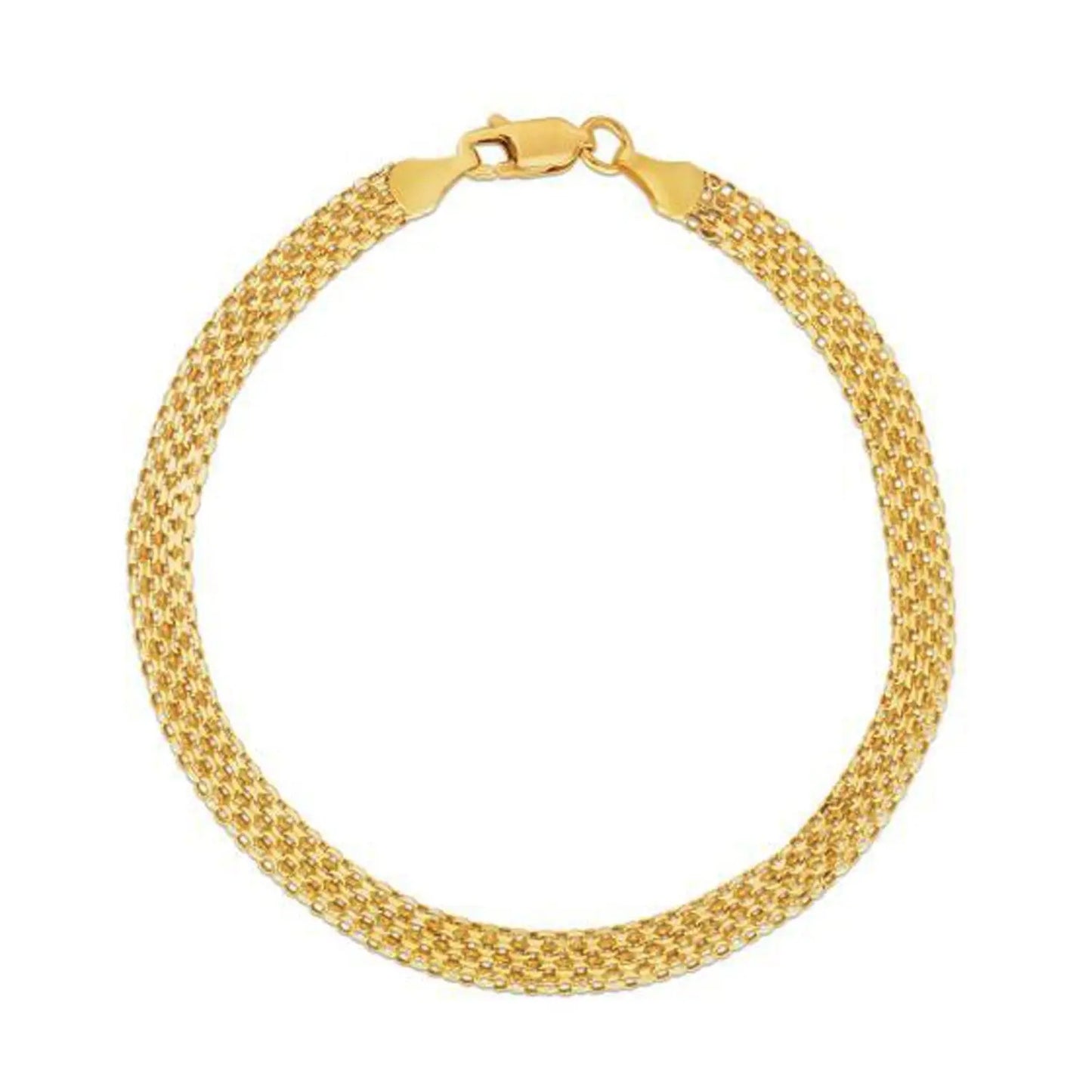 14k Yellow Gold Bismark Bracelet (4.70 mm) RCJ Bracelets CELESTIA LUXE JEWELLERS