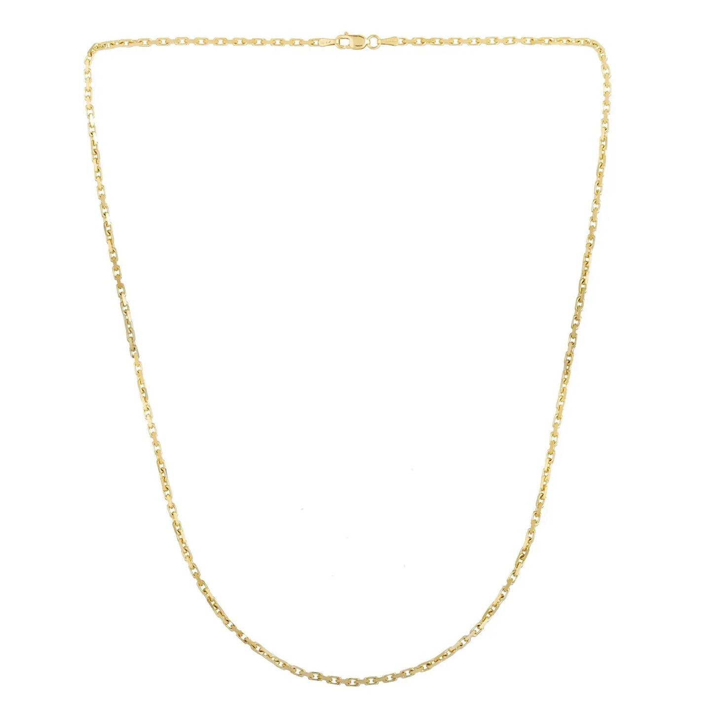 14k Yellow Gold French Cable Chain (1.90 mm) RCJ Chains CELESTIA LUXE JEWELLERS