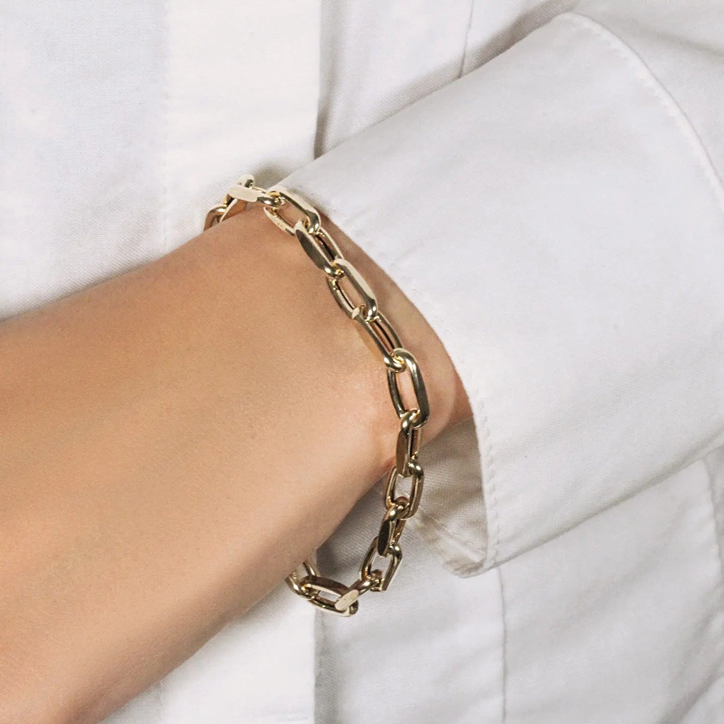 14k Yellow Gold French Cable Link Bracelet (6.00 mm) RCJ Bracelets CELESTIA LUXE JEWELLERS