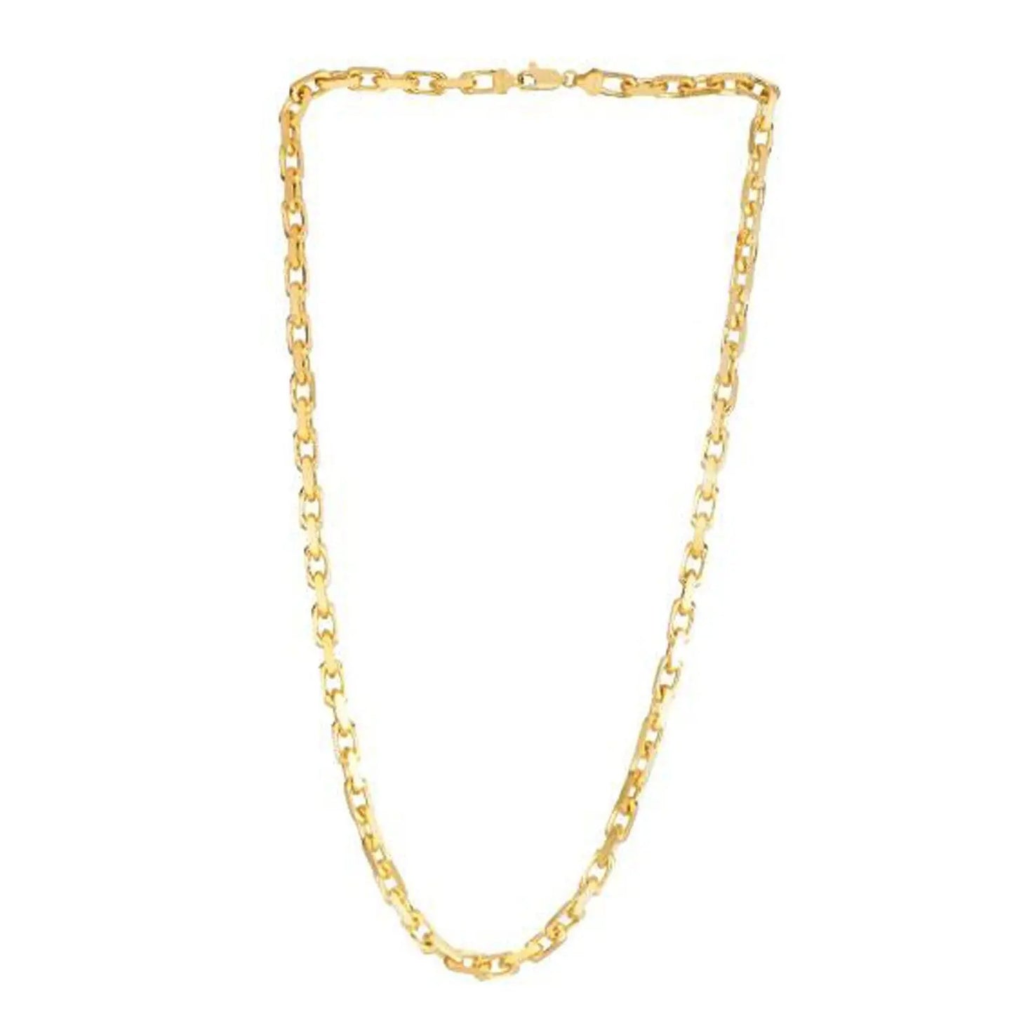 14k Yellow Gold French Cable Link Chain (4.80 mm) RCJ Chains CELESTIA LUXE JEWELLERS