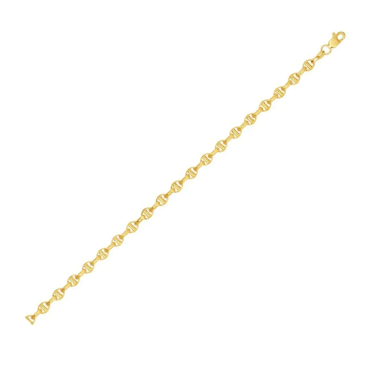 14k Yellow Gold Lite Anchor Chain (4.10 mm) RCJ Chains CELESTIA LUXE JEWELLERS