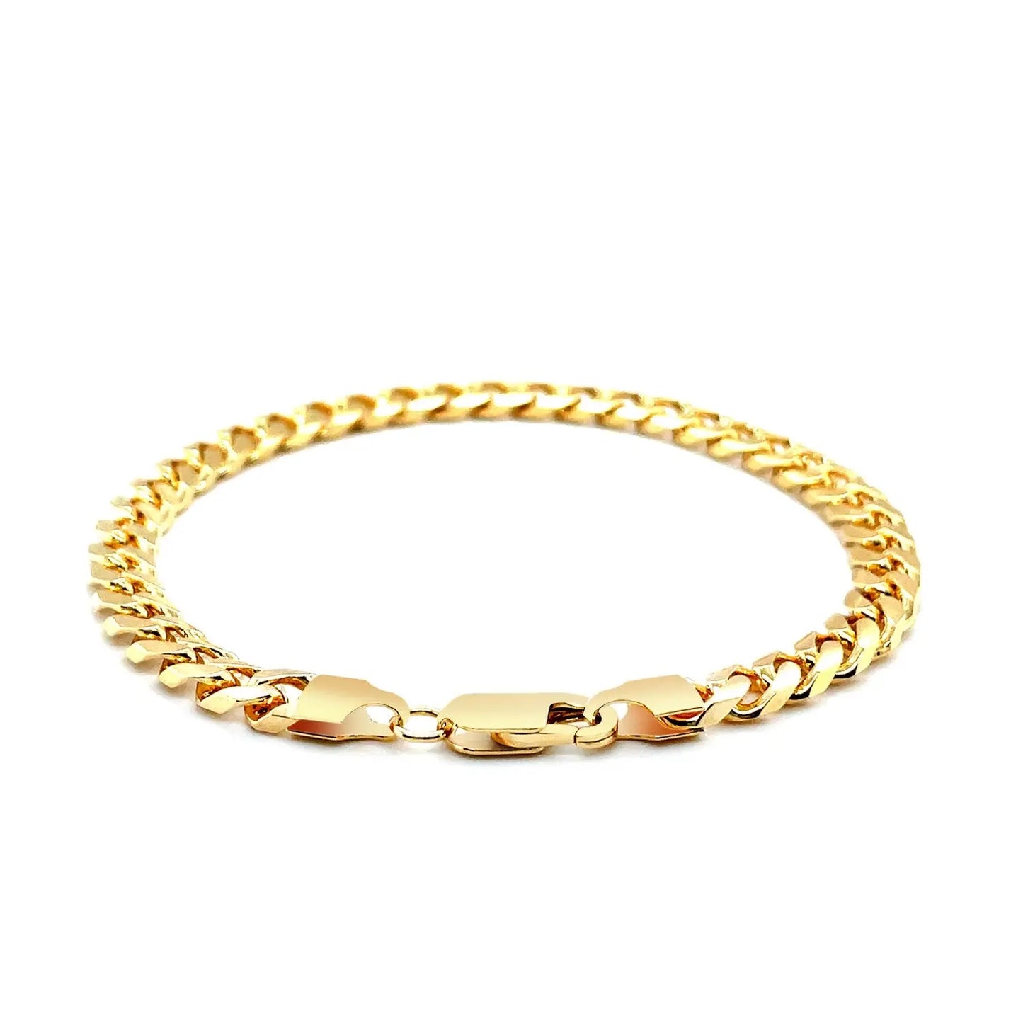 14k Yellow Gold Solid Miami Cuban Bracelet (6.00 mm) RCJ Bracelets CELESTIA LUXE JEWELLERS