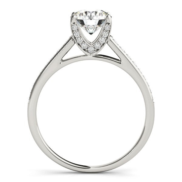 14k White Gold Diamond Engagement Ring With Cathedral Design (1 1/3 cttw) RCJ Rings CELESTIA LUXE JEWELLERS