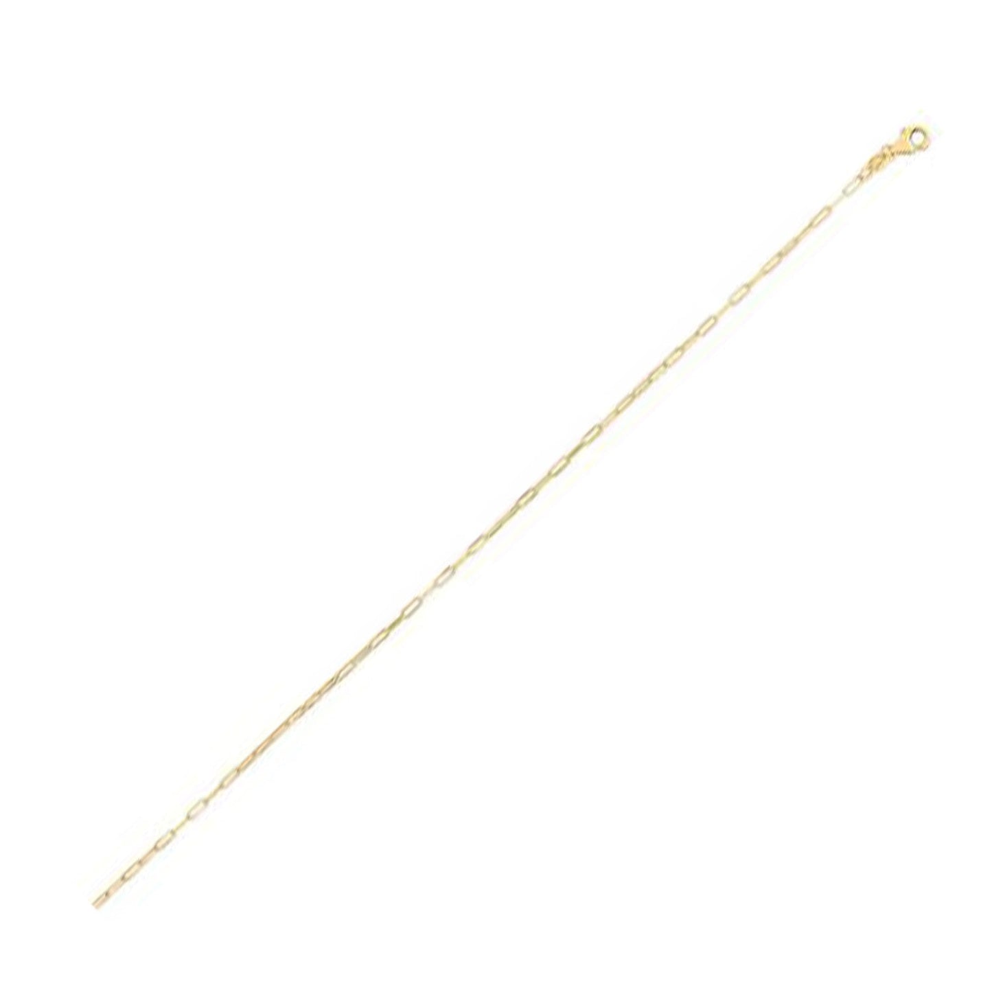 14K Yellow Gold Fine Paperclip Chain (1.2 mm) RCJ Chains CELESTIA LUXE JEWELLERS