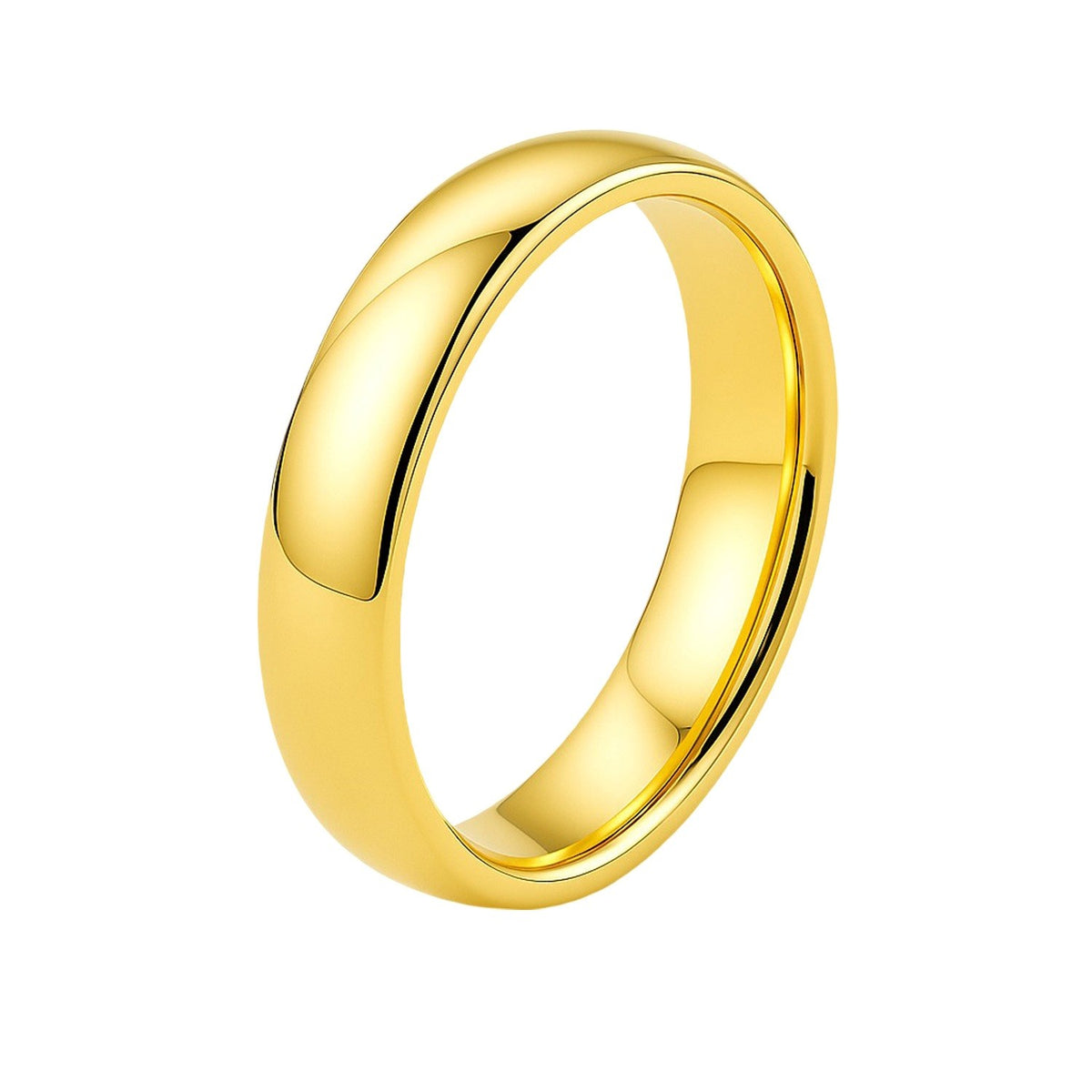 14k Yellow Gold Comfort Fit Wedding Band