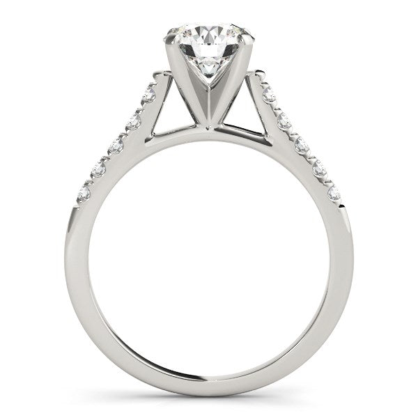14k White Gold Cathedral Design Diamond Engagement Ring (1 1/8 cttw) RCJ Rings CELESTIA LUXE JEWELLERS