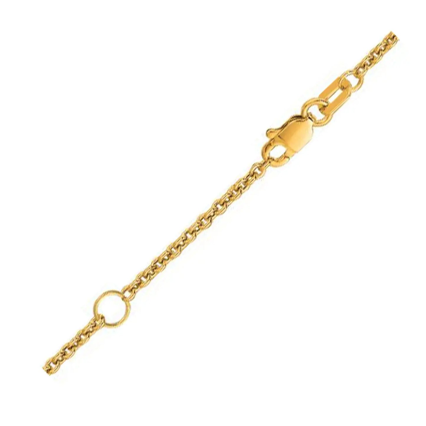 Extendable Cable Chain in 18k Yellow Gold (1.80 mm) RCJ Chains CELESTIA LUXE JEWELLERS