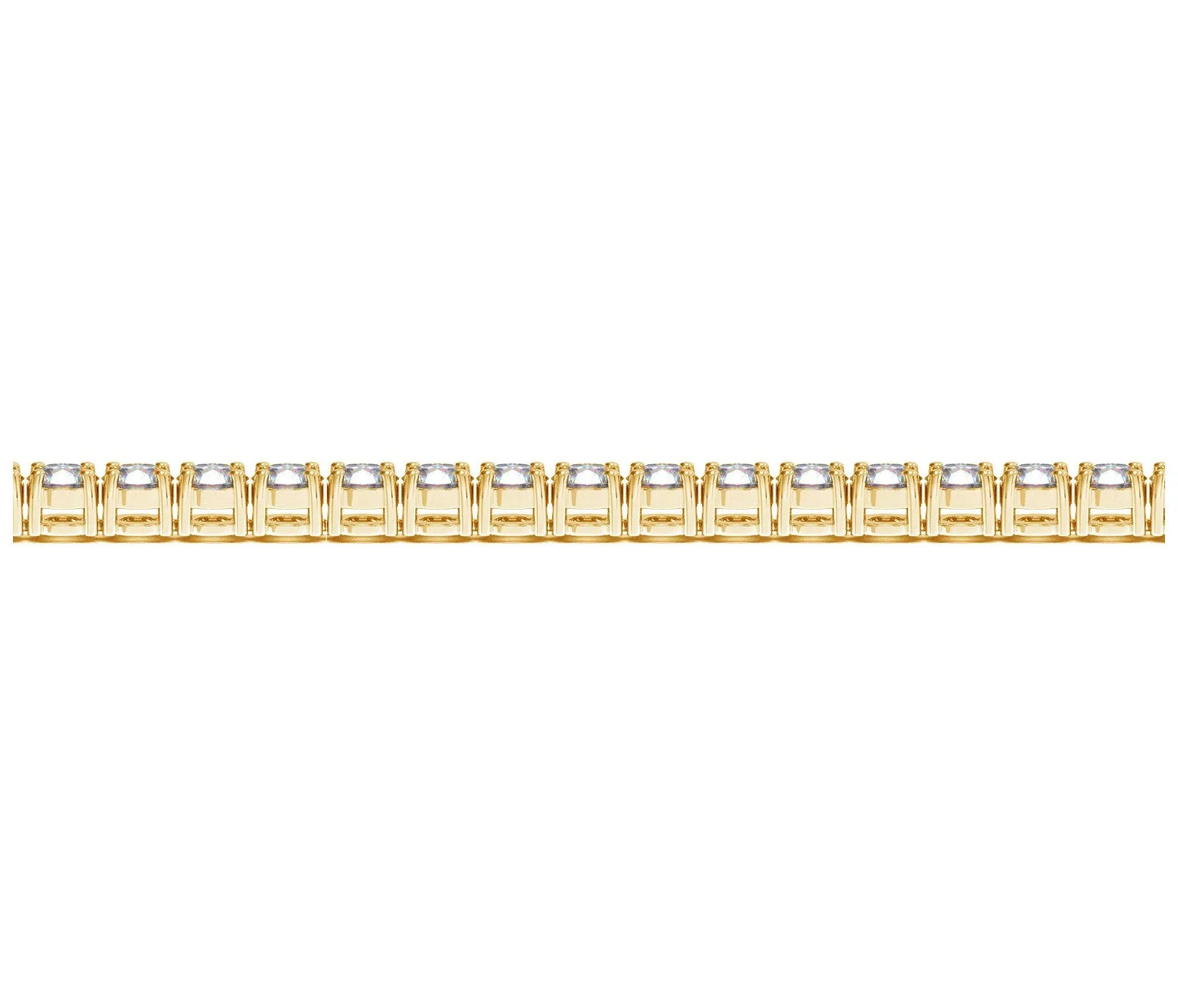 Lab Grown Round Diamond Tennis Bracelet in 14k Yellow Gold (8 cctw F/G VS2/SI1) RCJ Bracelets CELESTIA LUXE JEWELLERS