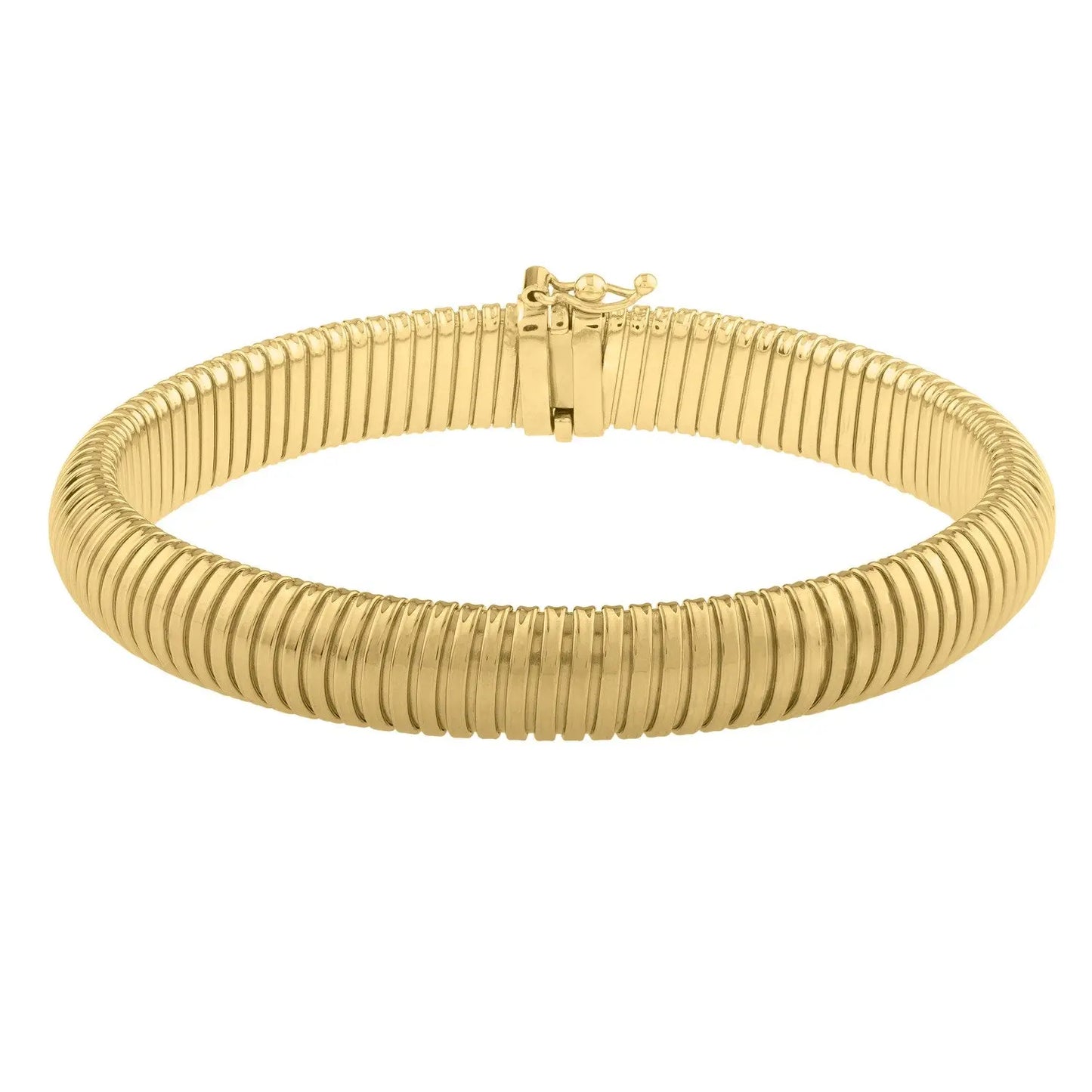 Tubogas Bracelet in 14K Yellow Gold (9.00 mm) RCJ Bracelets CELESTIA LUXE JEWELLERS