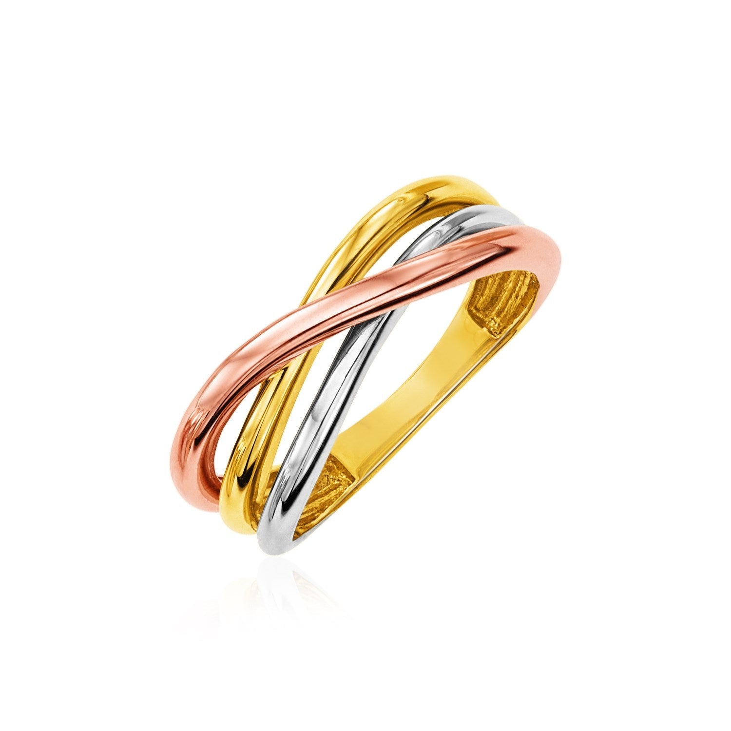 Tri-colored-rings CELESTIA LUXE JEWELLERS