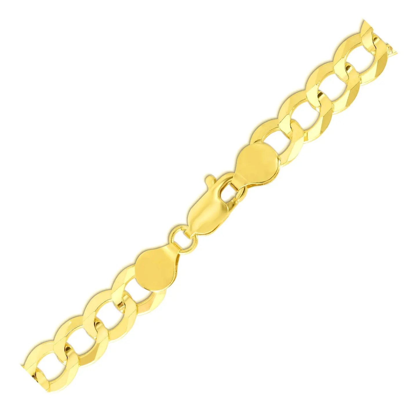 10k Yellow Gold Curb Bracelet (7.00 mm) RCJ Bracelets  CELESTIA LUXE JEWELLERS