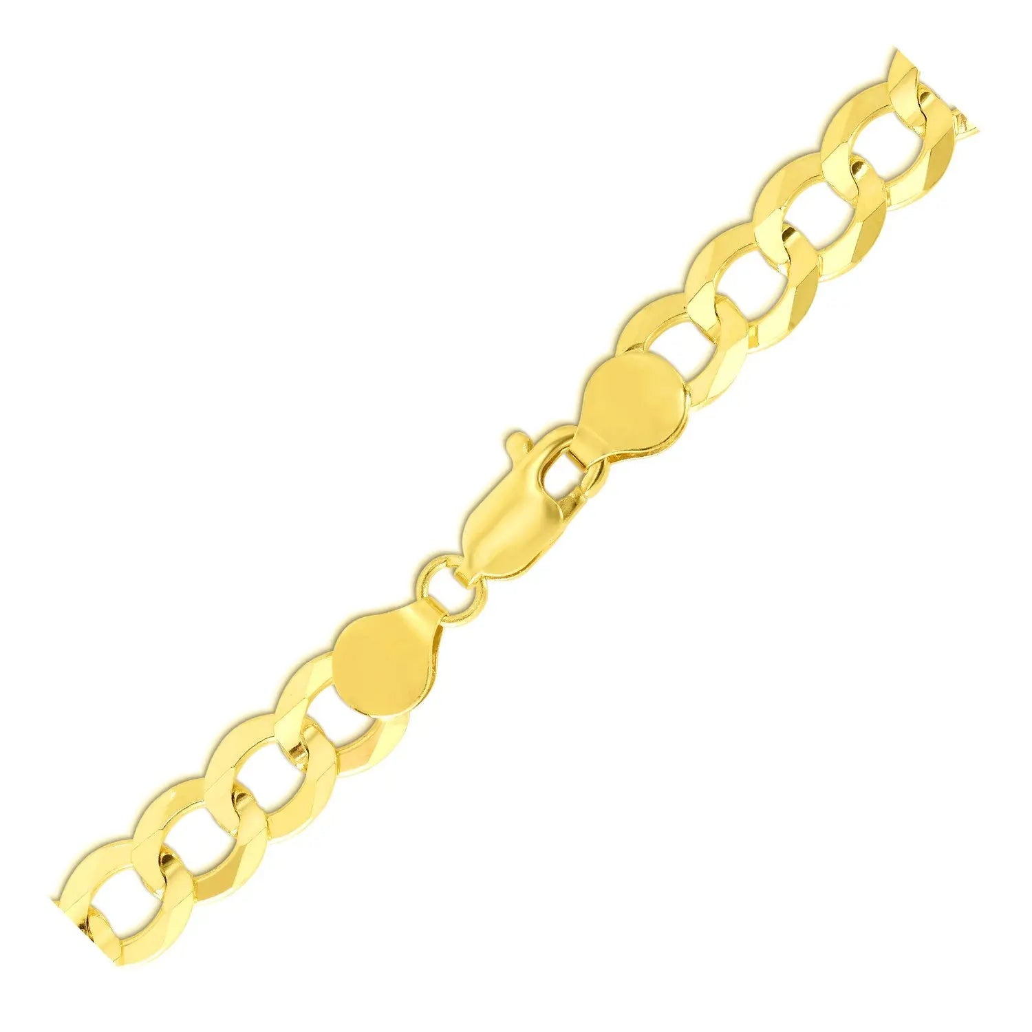 10k Yellow Gold Curb Bracelet (7.00 mm) RCJ Bracelets  CELESTIA LUXE JEWELLERS