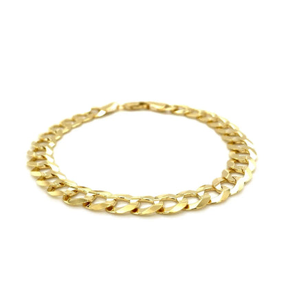 10k Yellow Gold Curb Bracelet (8.20 mm) RCJ Bracelets  CELESTIA LUXE JEWELLERS