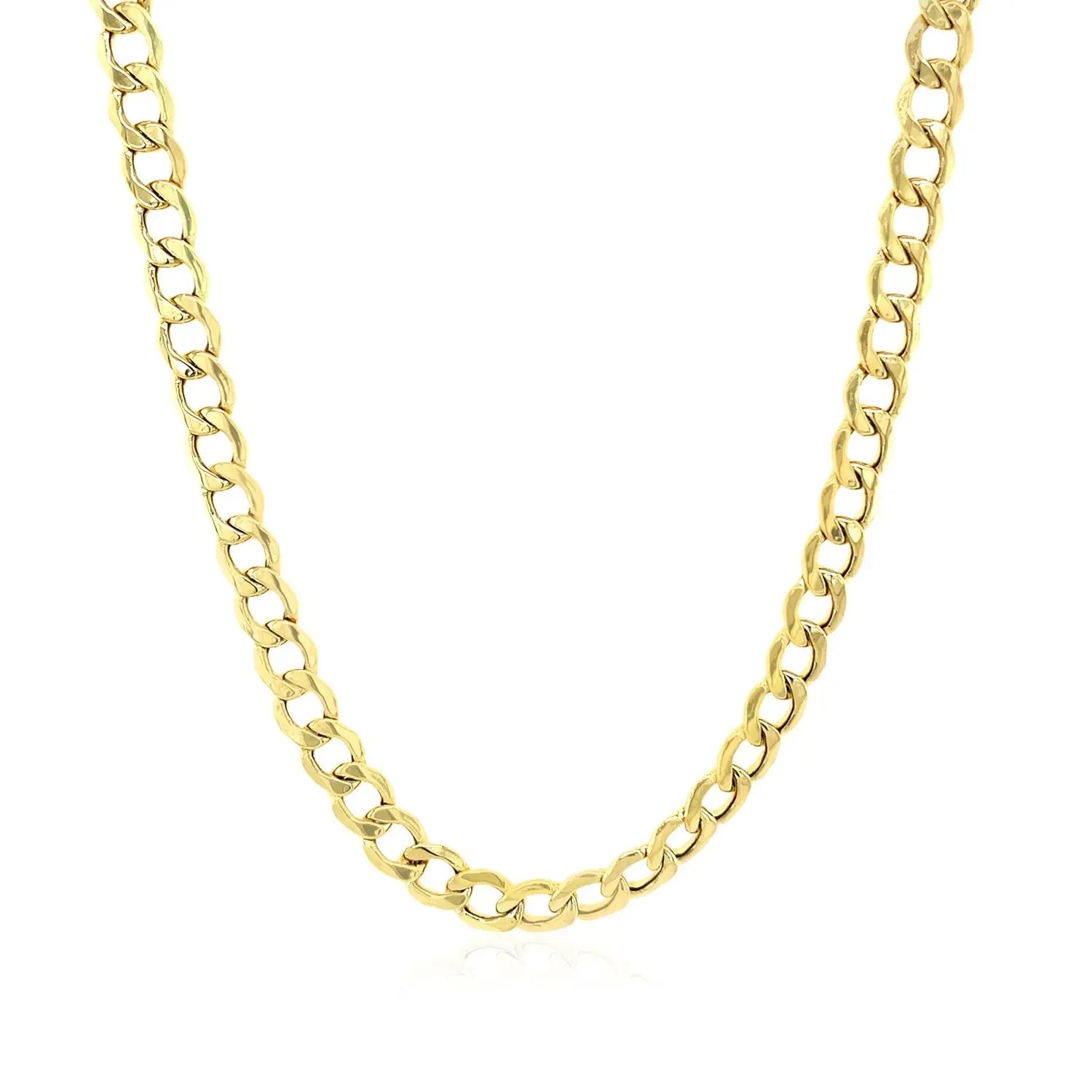 10k Yellow Gold Curb Chain (4.40 mm) RCJ Chains  CELESTIA LUXE JEWELLERS