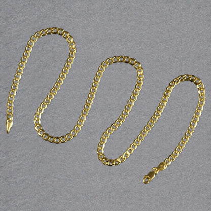10k Yellow Gold Curb Chain (4.40 mm) RCJ Chains  CELESTIA LUXE JEWELLERS