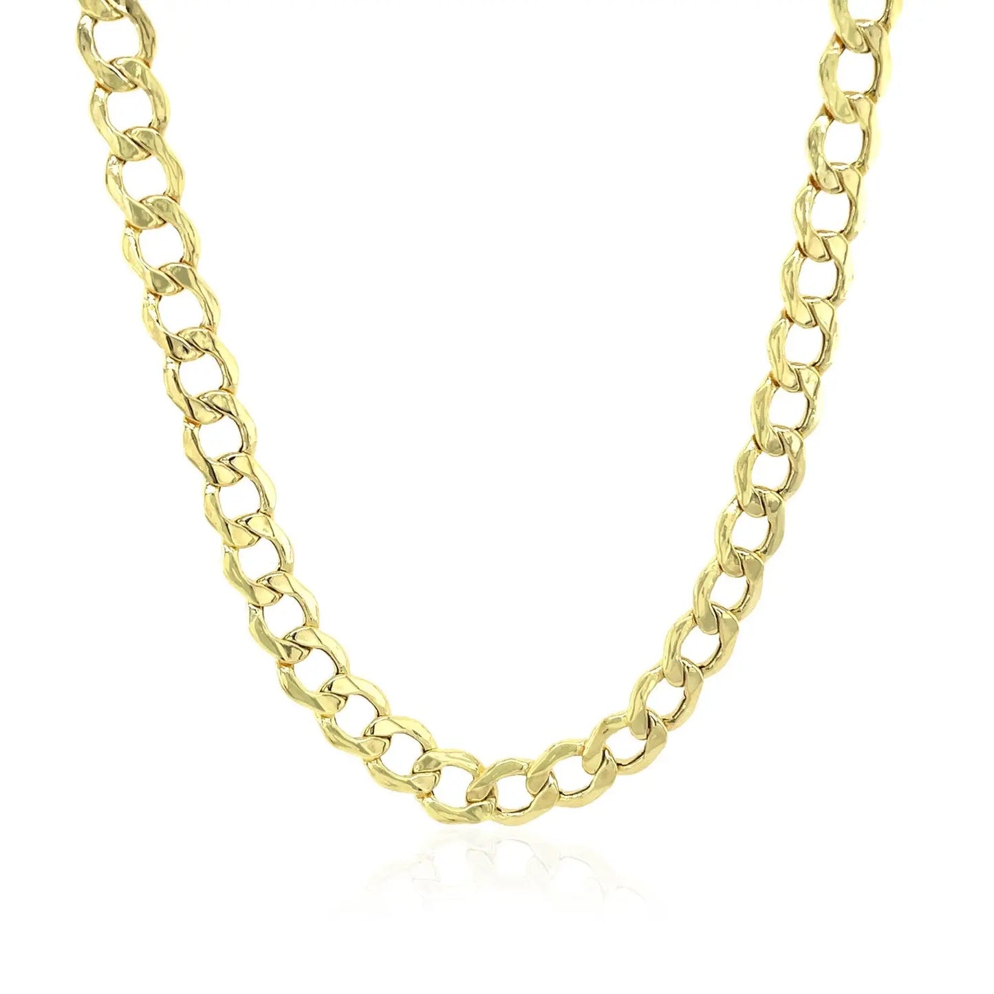 10k Yellow Gold Curb Chain (5.30 mm) RCJ Chains  CELESTIA LUXE JEWELLERS