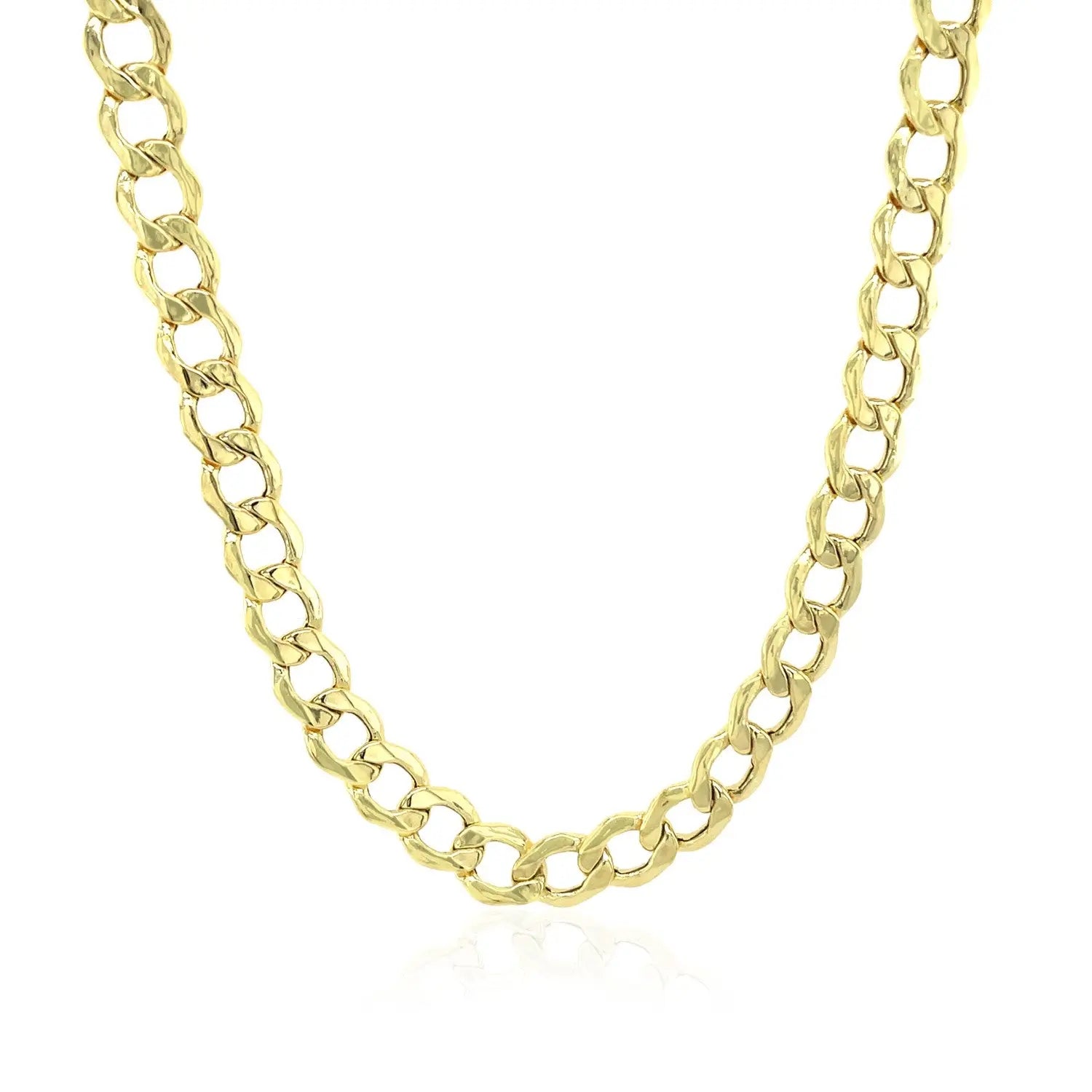 10k Yellow Gold Curb Chain (5.30 mm) RCJ Chains  CELESTIA LUXE JEWELLERS