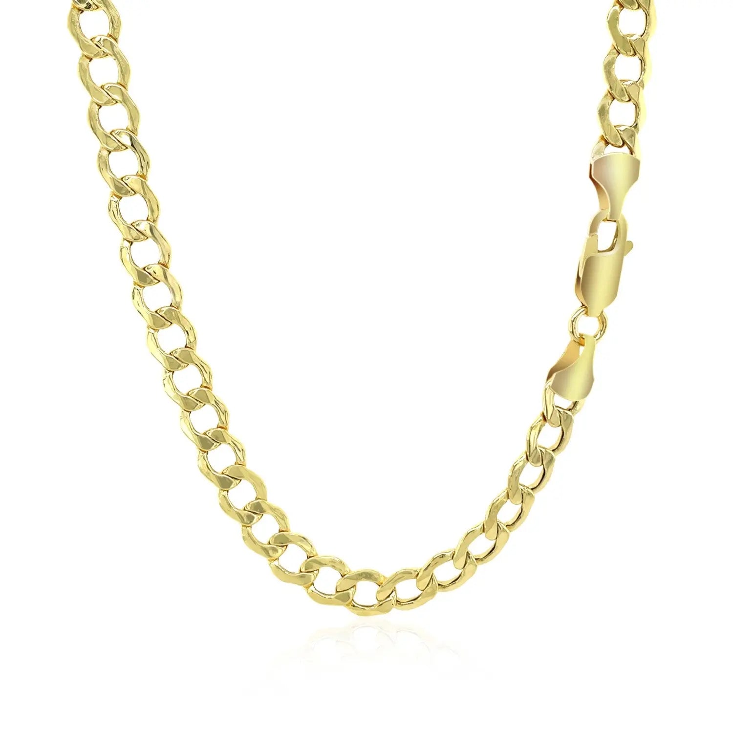 10k Yellow Gold Curb Chain (5.30 mm) RCJ Chains  CELESTIA LUXE JEWELLERS
