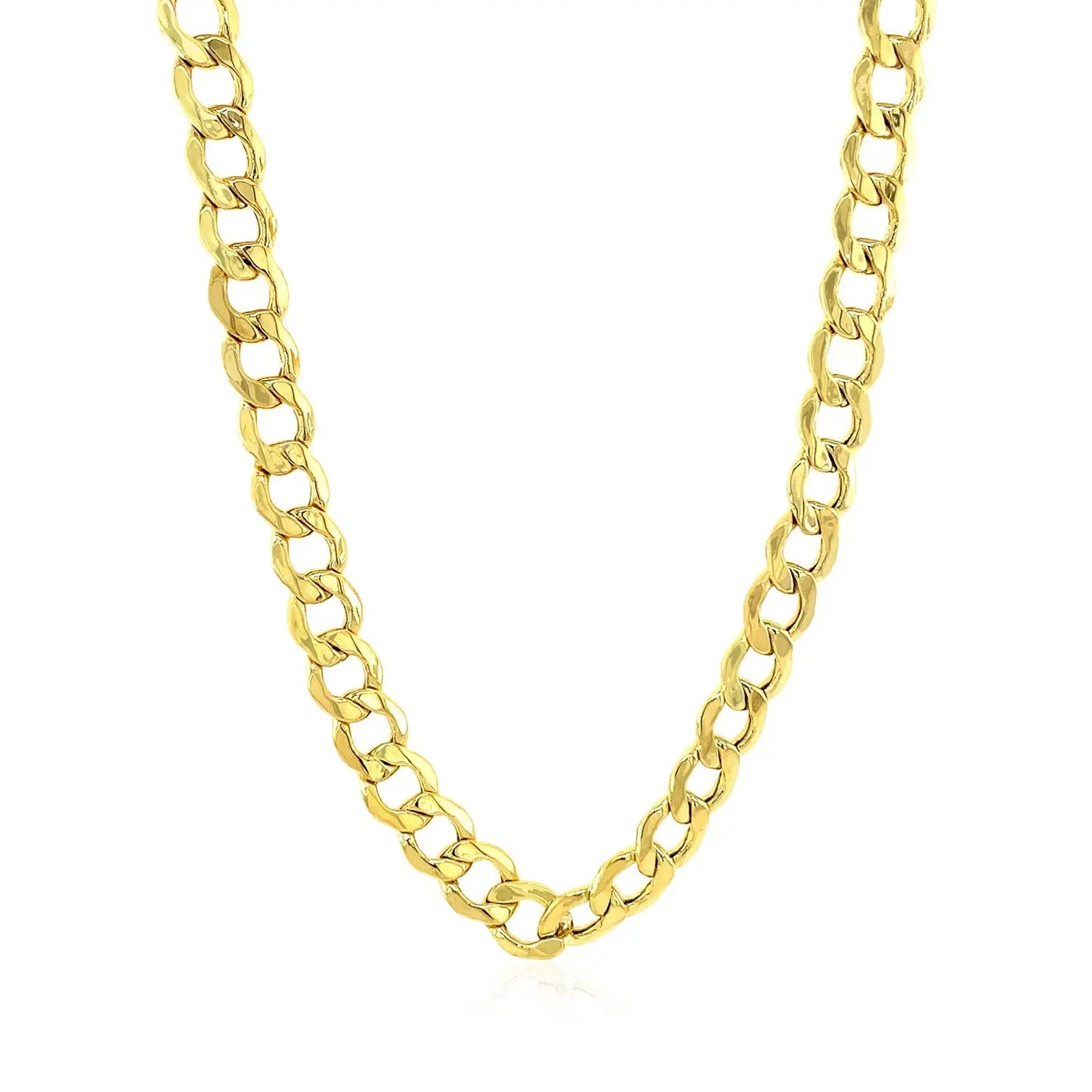 10k Yellow Gold Curb Chain (6.20 mm) RCJ Chains  CELESTIA LUXE JEWELLERS