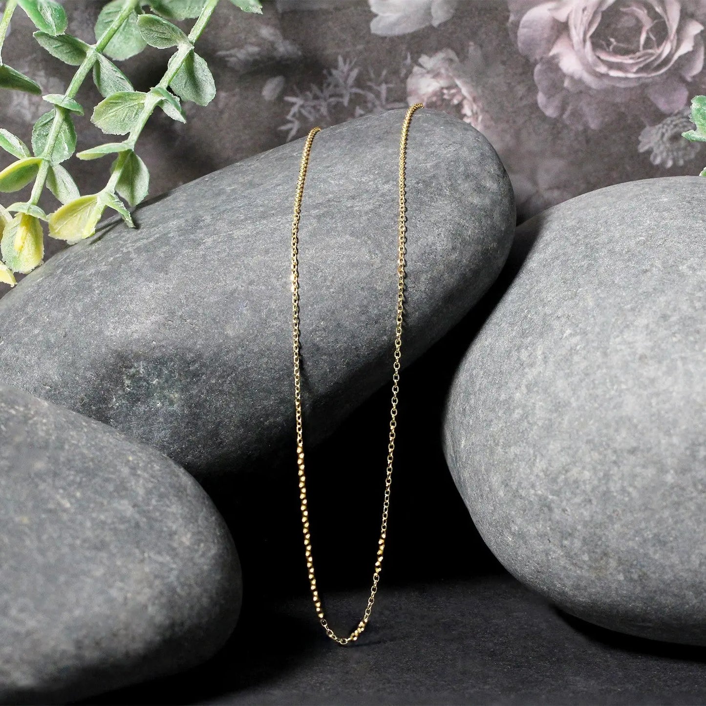 10k Yellow Gold Diamond Cut Cable Link Chain (0.87 mm) RCJ Chains  CELESTIA LUXE JEWELLERS