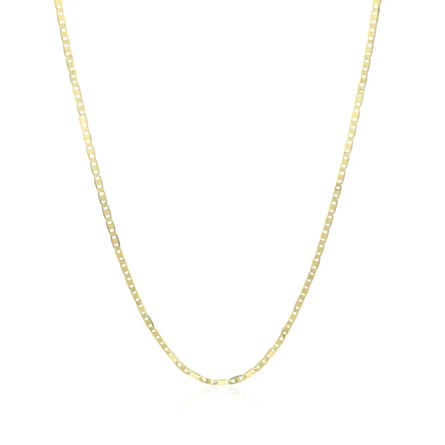 10k Yellow Gold Mariner Link Chain (1.20 mm) RCJ Chains  CELESTIA LUXE JEWELLERS