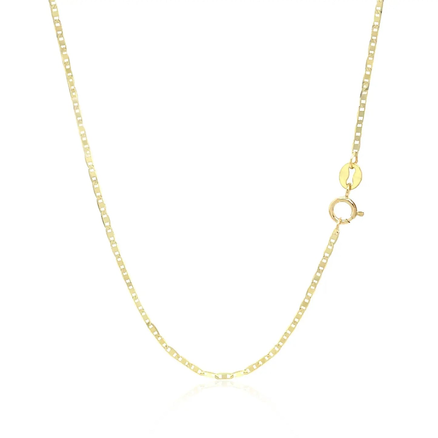 10k Yellow Gold Mariner Link Chain (1.20 mm) RCJ Chains  CELESTIA LUXE JEWELLERS