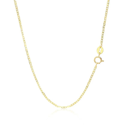 10k Yellow Gold Mariner Link Chain (1.20 mm) RCJ Chains  CELESTIA LUXE JEWELLERS