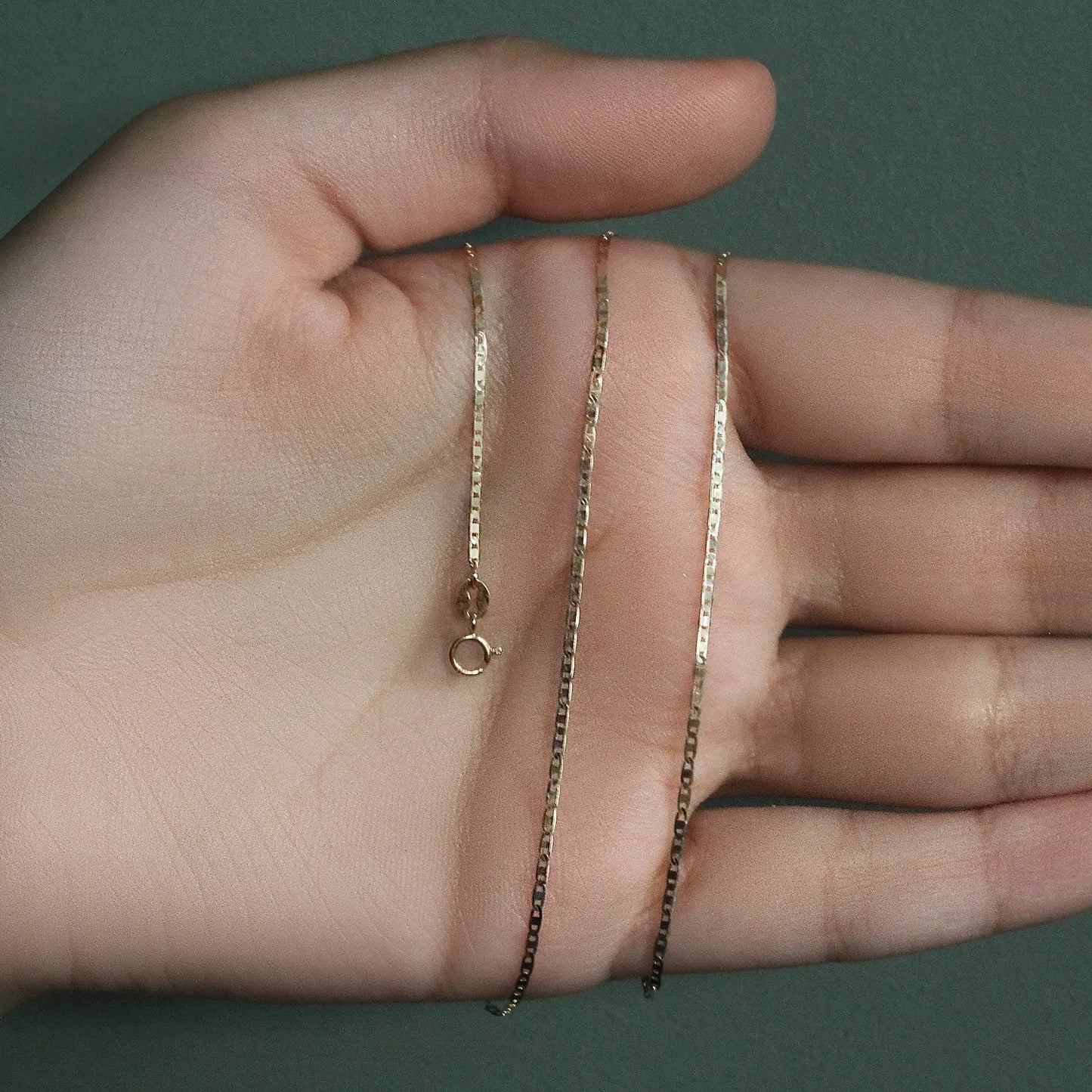 10k Yellow Gold Mariner Link Chain (1.20 mm) RCJ Chains  CELESTIA LUXE JEWELLERS