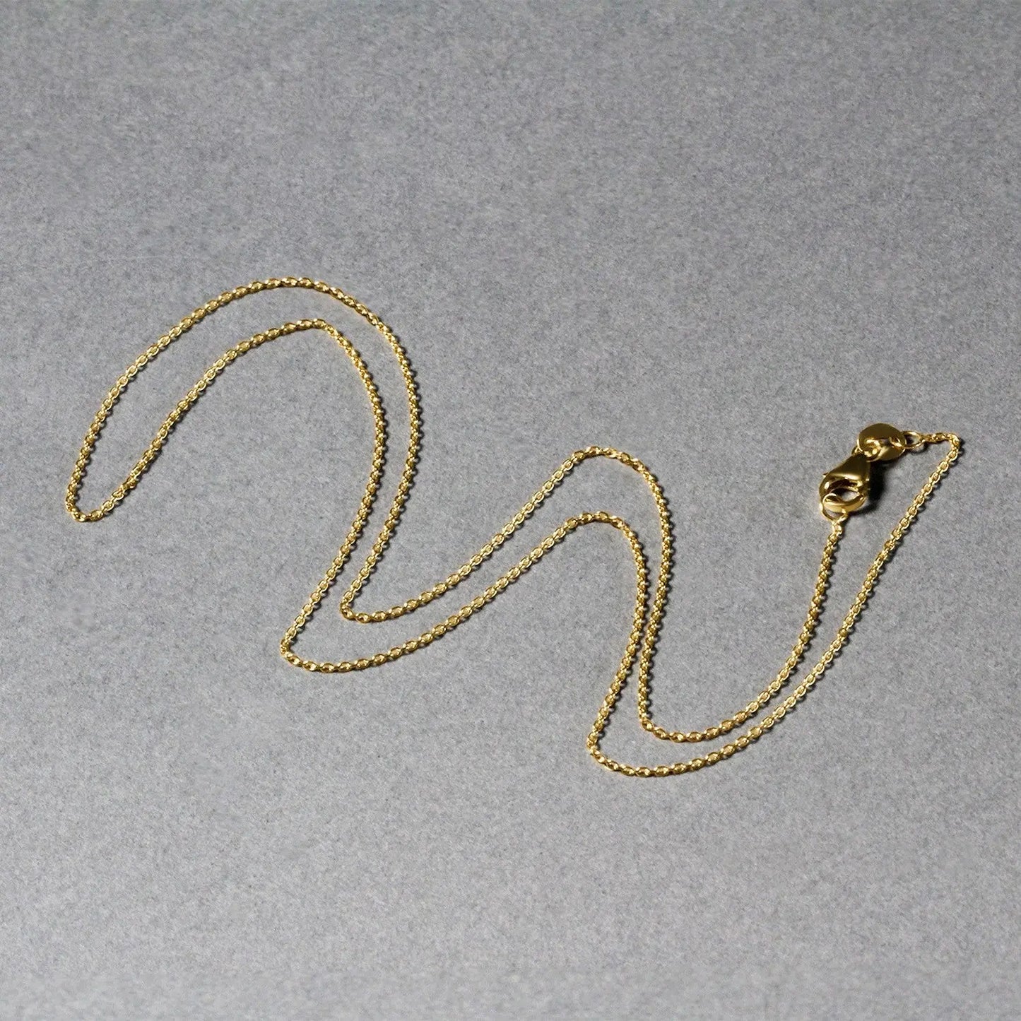 10k Yellow Gold Oval Cable Link Chain (0.97 mm) RCJ Chains  CELESTIA LUXE JEWELLERS