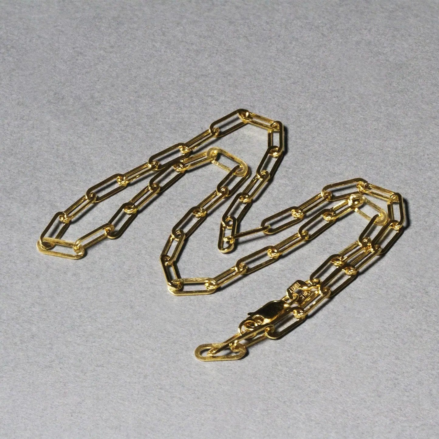 14K Yellow Gold Wide Paperclip Chain (3.20 mm) RCJ Chains  CELESTIA LUXE JEWELLERS