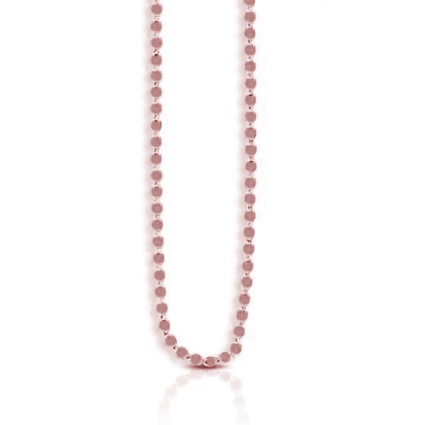 14k Rose Gold Oval Mirror Chain (2.20 mm) RCJ Chains  CELESTIA LUXE JEWELLERS
