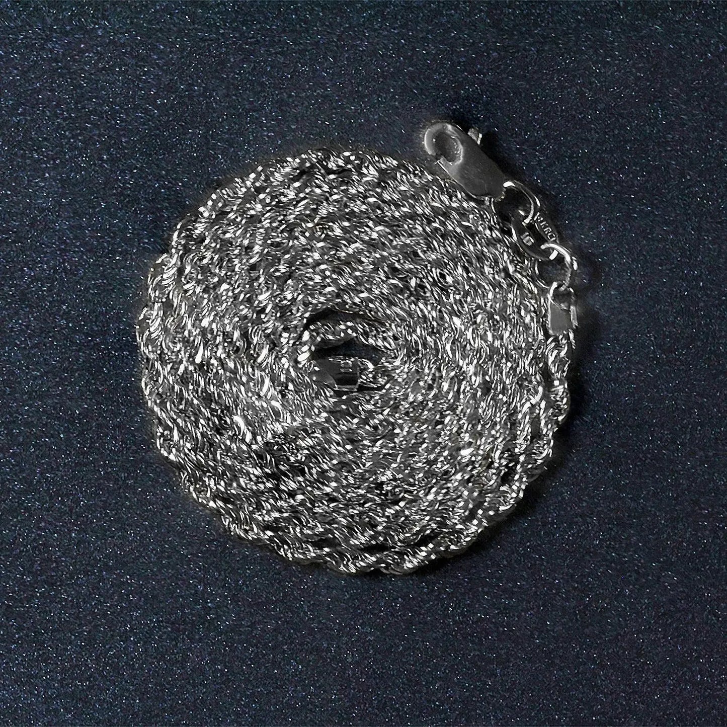 14k White Gold Light Rope Chain (2.00 mm) RCJ Chains  CELESTIA LUXE JEWELLERS