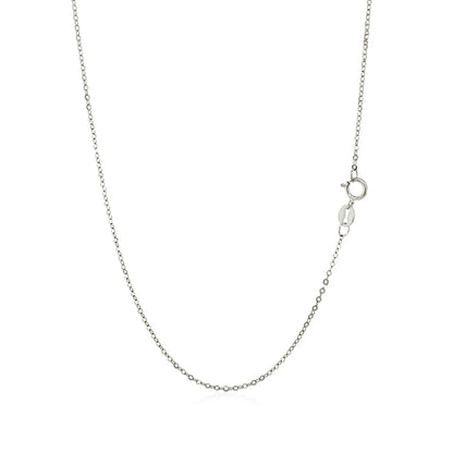 14k White Gold Polished Mini Heart Necklace RCJ Necklaces  CELESTIA LUXE JEWELLERS