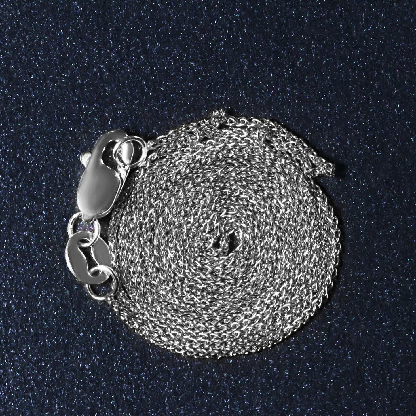 14k White Gold Round Wheat Chain (0.80 mm) RCJ Chains  CELESTIA LUXE JEWELLERS