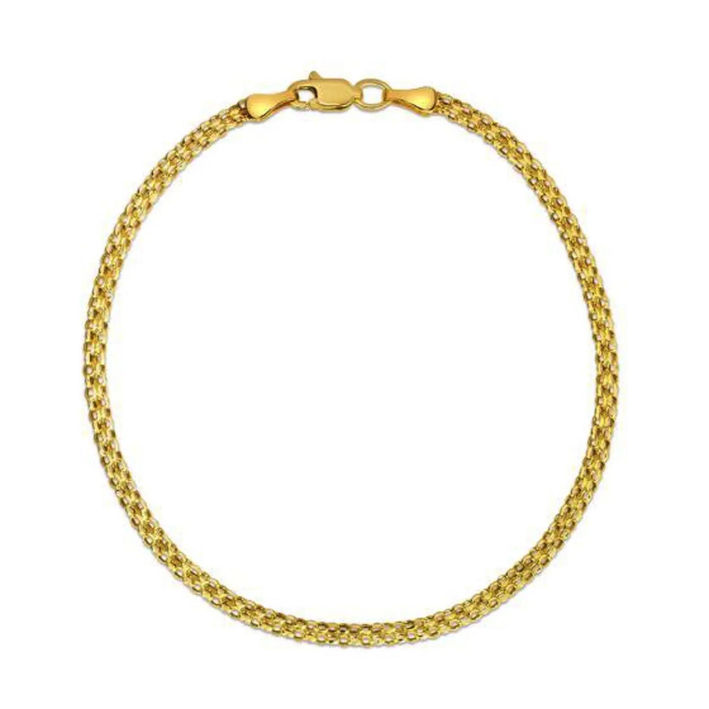 14k Yellow Gold Bismark Bracelet (2.50 mm) RCJ Bracelets  CELESTIA LUXE JEWELLERS