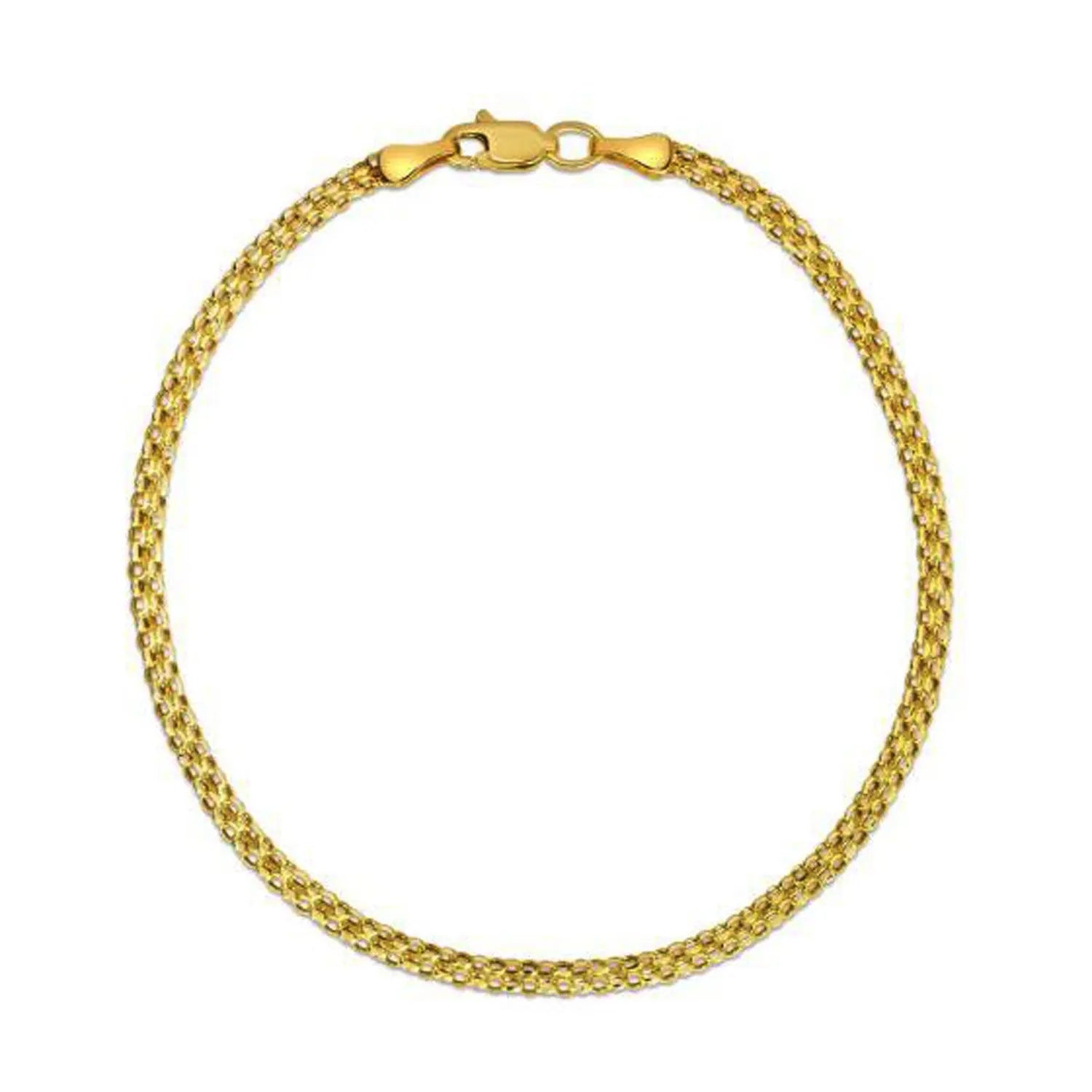 14k Yellow Gold Bismark Bracelet (2.50 mm) RCJ Bracelets  CELESTIA LUXE JEWELLERS