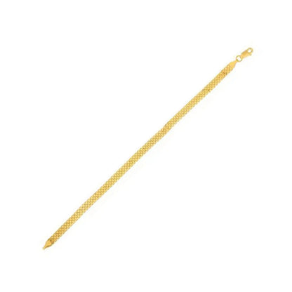 14k Yellow Gold Bismark Bracelet (4.70 mm) RCJ Bracelets  CELESTIA LUXE JEWELLERS