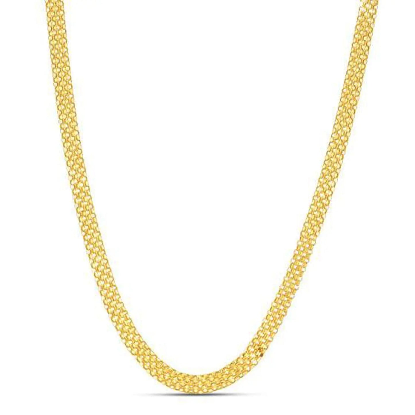 14k Yellow Gold Bismark Chain (4.70 mm) RCJ Chains  CELESTIA LUXE JEWELLERS
