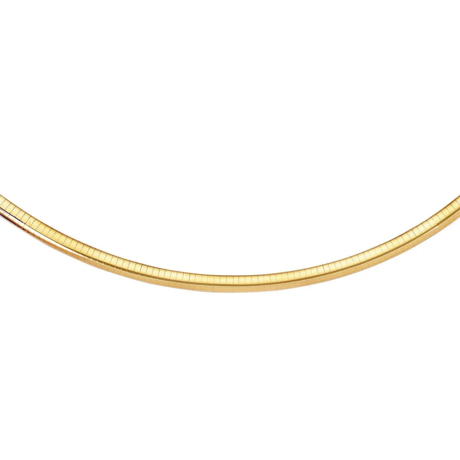 14k Yellow Gold Classic Omega Bracelet (6.00 mm) RCJ Bracelets  CELESTIA LUXE JEWELLERS