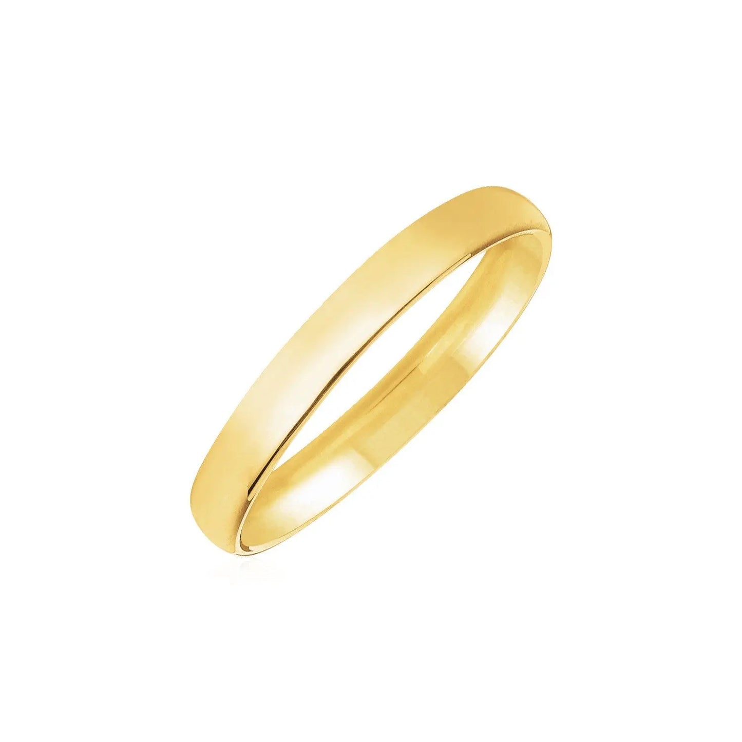 14k Yellow Gold Comfort Fit Wedding Band(3.00 mm) RCJ Rings  CELESTIA LUXE JEWELLERS