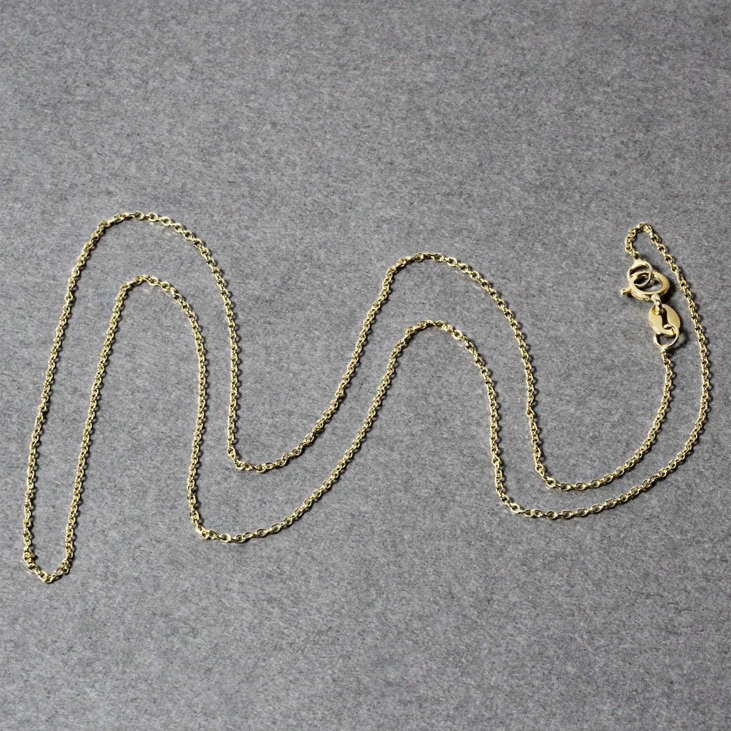 14k Yellow Gold Diamond Cut Cable Link Chain (0.87 mm) RCJ Chains  CELESTIA LUXE JEWELLERS