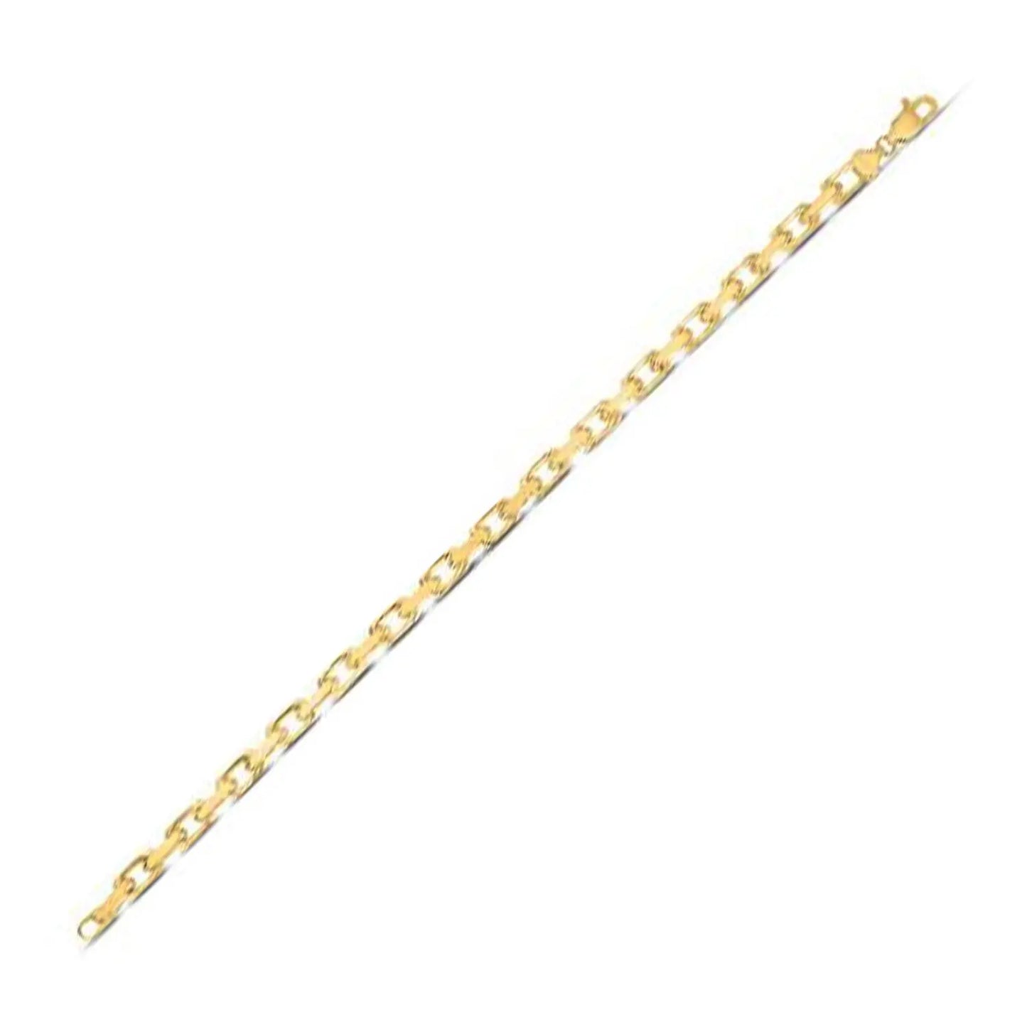 14k Yellow Gold French Cable Chain Bracelet  (4.80 mm) RCJ Bracelets  CELESTIA LUXE JEWELLERS