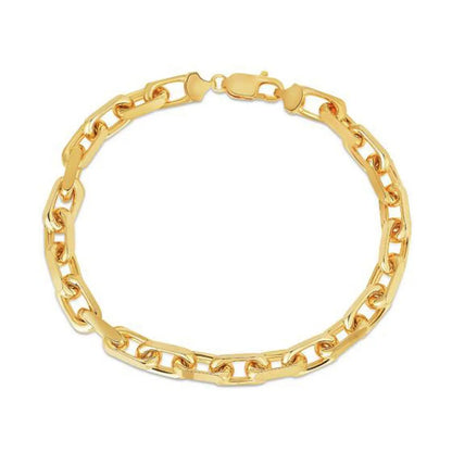 14k Yellow Gold French Cable Chain Bracelet  (6.10 mm) RCJ Bracelets  CELESTIA LUXE JEWELLERS