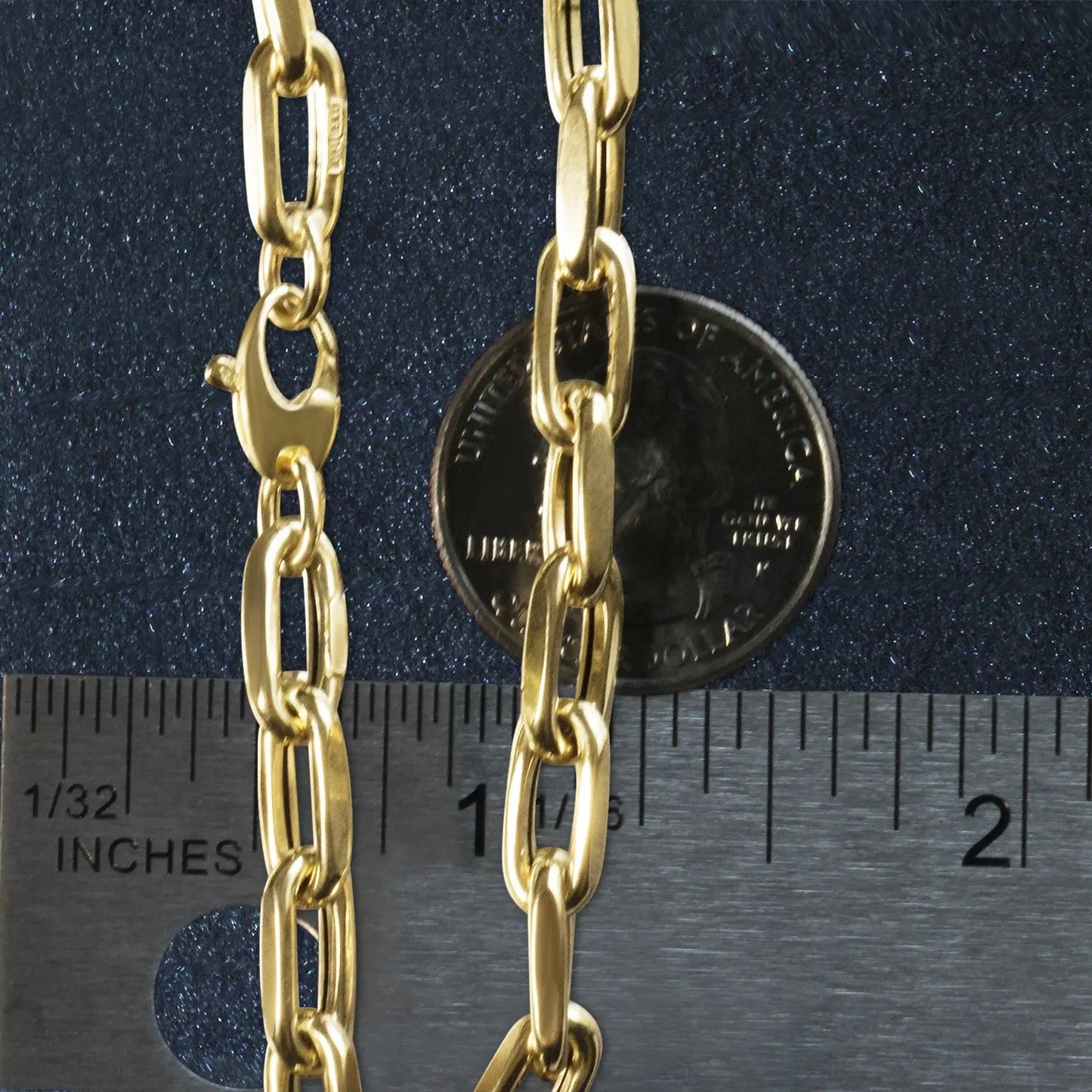 14k Yellow Gold French Cable Link Bracelet  (6.00 mm) RCJ Bracelets  CELESTIA LUXE JEWELLERS