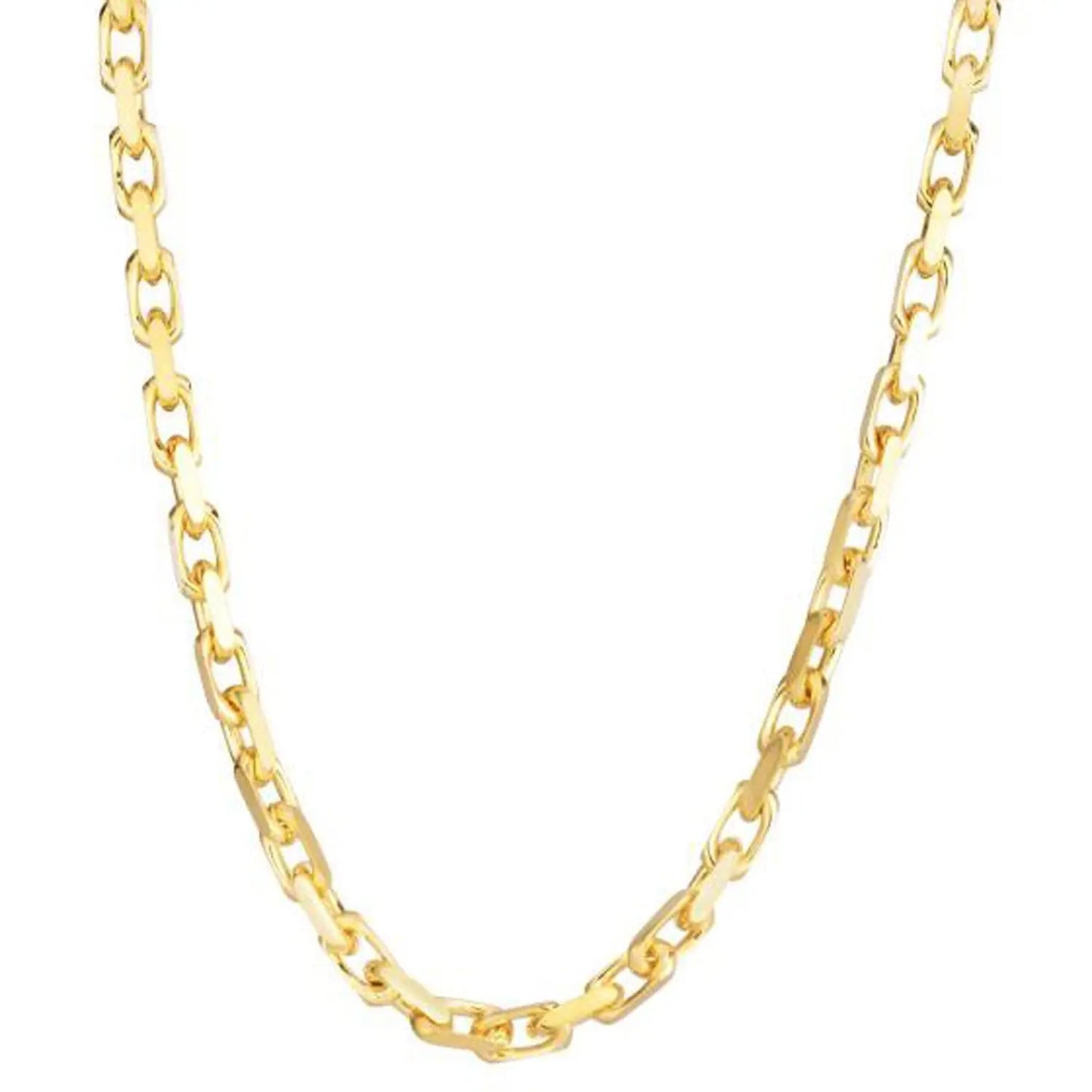 14k Yellow Gold French Cable Link Chain (4.80 mm) RCJ Chains  CELESTIA LUXE JEWELLERS