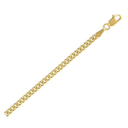 14k Yellow Gold Light Gourmette Chain (2.80 mm) RCJ Chains  CELESTIA LUXE JEWELLERS