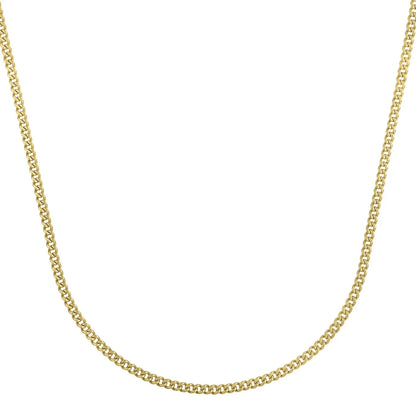 14k Yellow Gold Light Gourmette Chain (2.80 mm) RCJ Chains  CELESTIA LUXE JEWELLERS